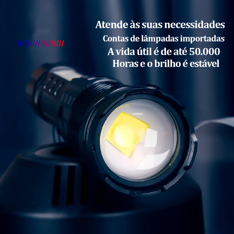 Lanterna Laser de Titânio