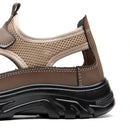 Sandálias masculinas respiráveis Baotou