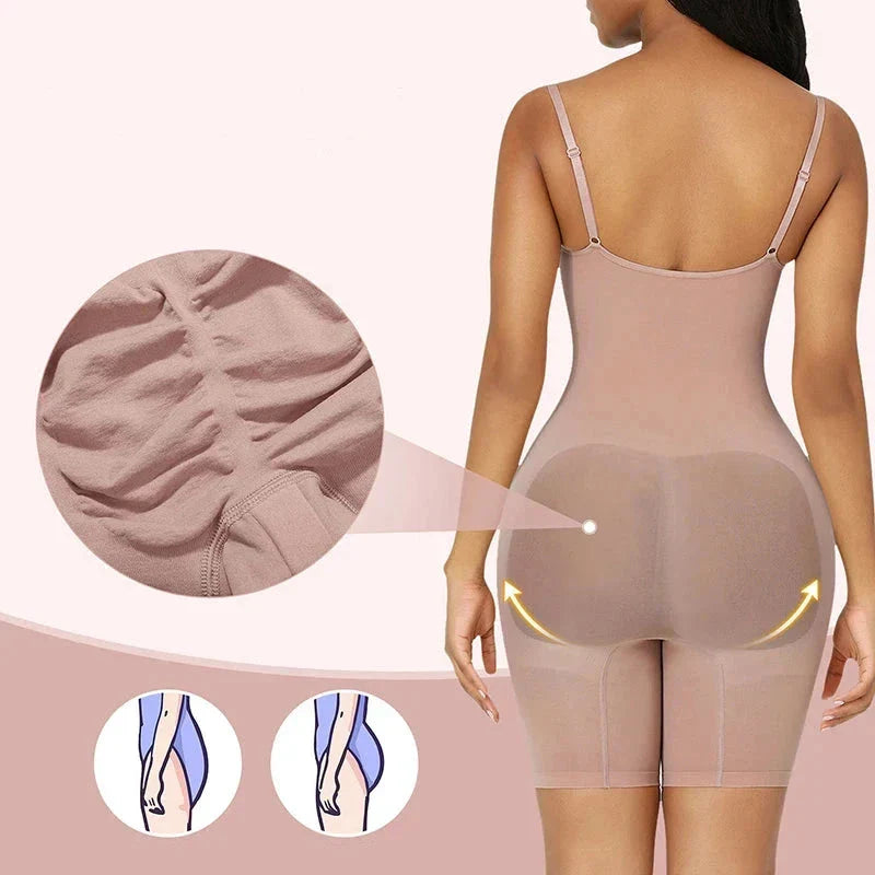 Modelador Corporal 3 em 1 Sem Costuras – Levanta Bumbum, Cintura Afinadora e Corrige Postura…