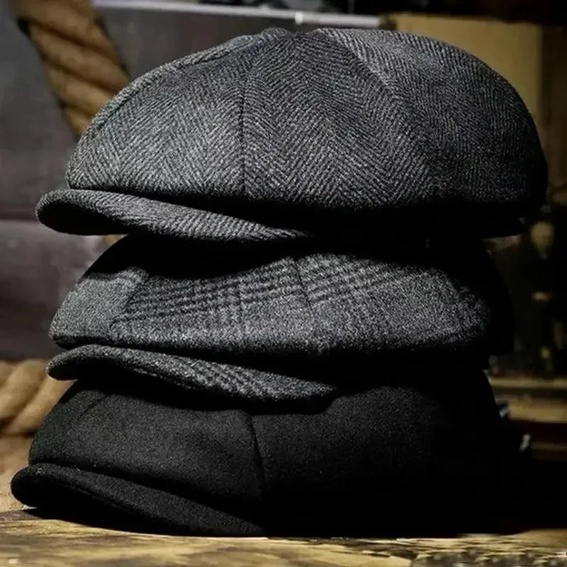 Boné octogonal estilo Peaky Blinders