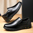 Genuine Leather Slip-On Dress Shoes
