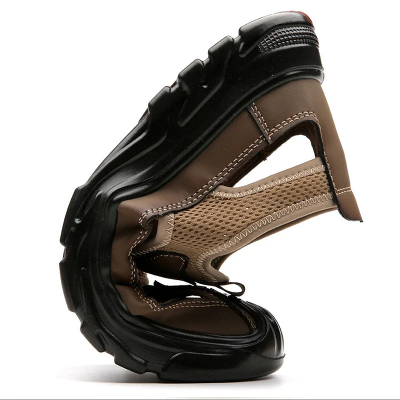 Sandálias masculinas respiráveis Baotou