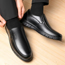 Genuine Leather Slip-On Dress Shoes